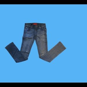 Low rise dark washed Level 99 jeans